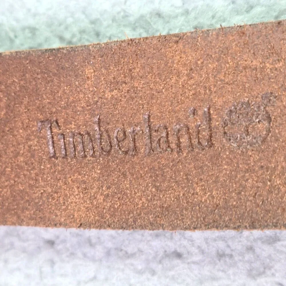 Timberland Leather Belt Brown 36 1.5 Wide Casual Workwear Classic